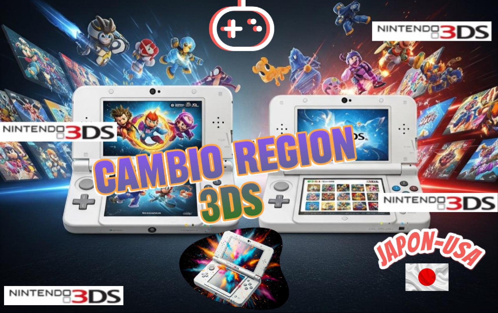 En este momento estás viendo 🎮 ¿Tienes una Nintendo 3DS Japonesa y Quieres Jugarla en Español? ¡Te Enseño Cómo Cambiarla a USA Fácilmente!